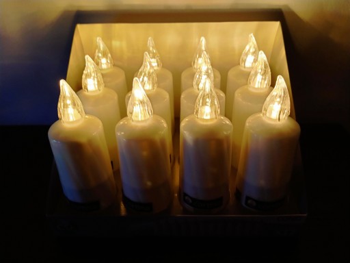 VEĽKÁ LED VLOŽKA S BATÉRIAMI R6 PRE GRANK GRATEN 16CM BIELA VYSOKÁ VODODOLNOSŤ