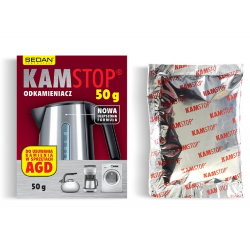Odvápňovacia kanvica práčka espresso kávovar 50g KAMSTOP