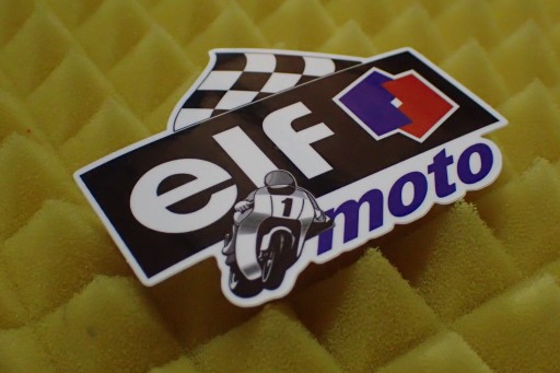 NÁLEPKA ELF MOTO RACING NÁLEPKA 8 x 6,7 cm
