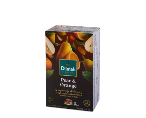 Čierny čaj Dilmah HRUŠKA a POMARANČ 20 vrecúšok