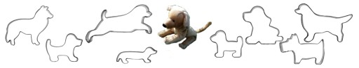 Vykrajovačka na sušienky Dog 6 cm - pastiersky pes