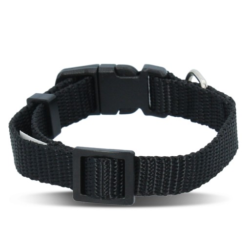 Prémiový golier, XXS–XS: 15–25 cm/10 mm, čierny