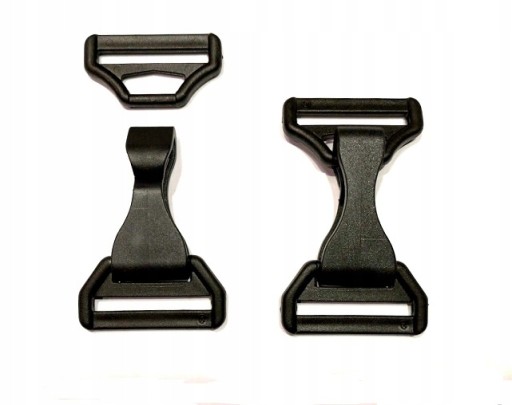 Karabína plastový háčik 4cm 40mm - 6 ks