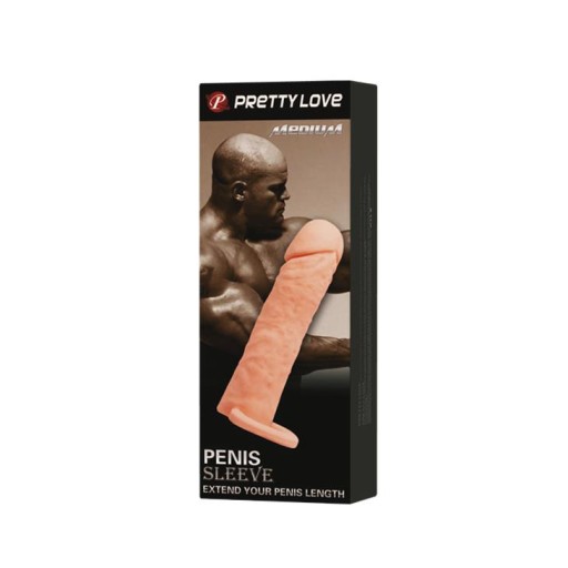 Predlžujúci, zosilňujúci návlek na penis 16 cm