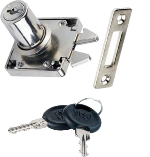 Nábytkový zámok pre žalúziové a posuvné dvere 19/22 mm SISO X855