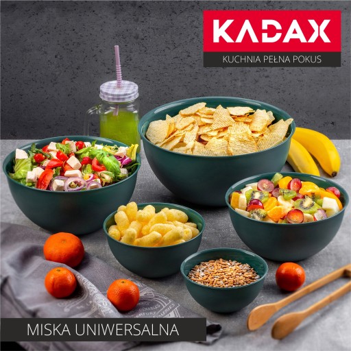 PLASTOVÁ KUCHYŇSKÁ MISKA NA ŠALÁT, 0,5 l, ZELENÁ