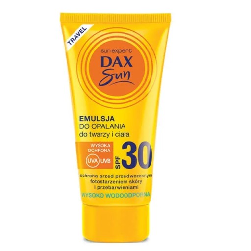 DAX SUN TRAVEL Emulzia na opaľovanie SPF 30, 50 ml