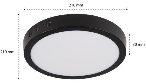 POVRCHOVÁ LED PANELOVÁ 18W okrúhle stropné svietidlo