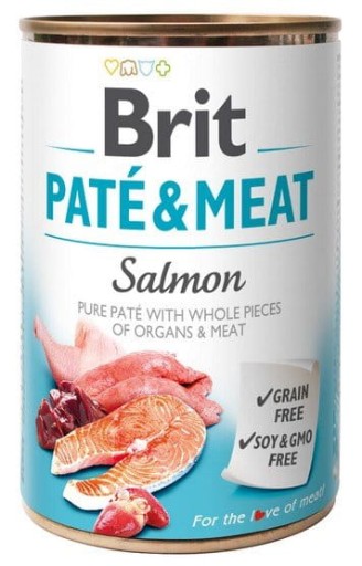 Britská paštéta a mäso z lososa 400 g maltský