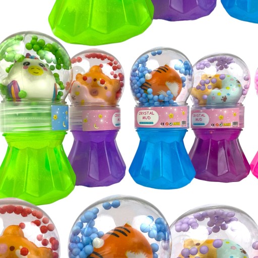 SLIME senzorické PLASTOVÉ A STYROPENOVÉ SQUISHY GULIČKY