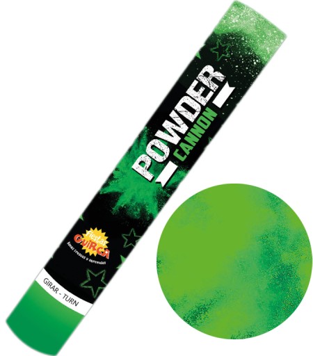 Pneumatické konfety HOLI POWDER Green Festival 30cm