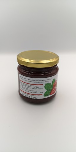 Jahodový džem s nízkym obsahom cukru 210 g