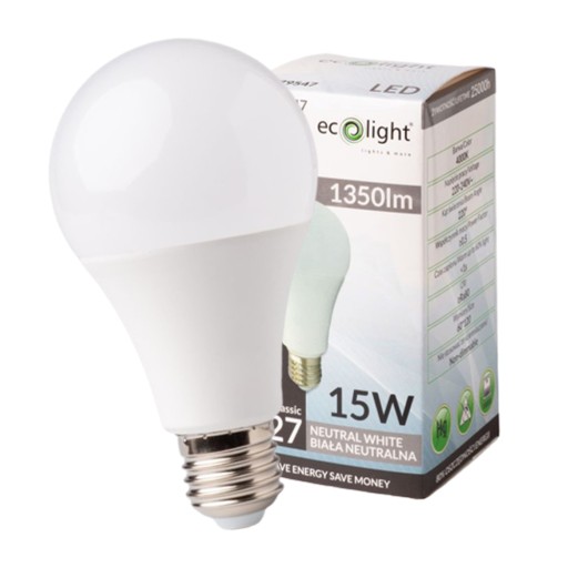 E27 LED SMD ŽIAROVKA 15W 230V NEUTRÁLNA FARBA