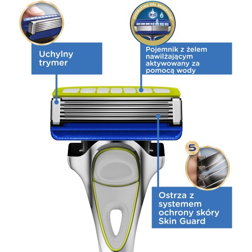 Holiaci strojček WILKINSON Hydro 5 Skin Protection Sensitive