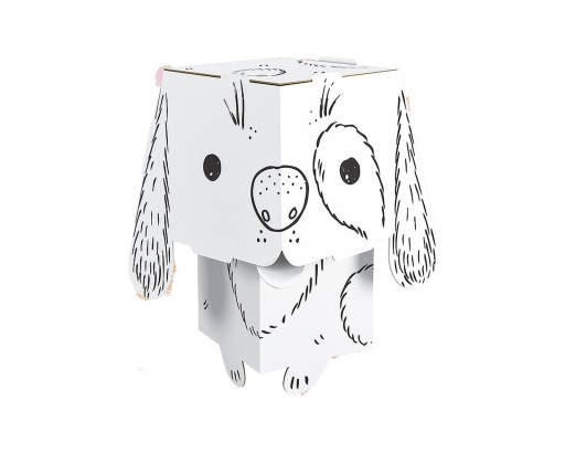 Omaľovánka-kompilácia Pes MONUMI CUBE HEAD