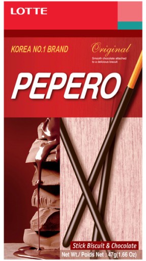 Pepero Chocolate Sticks Original 47g - Kórea