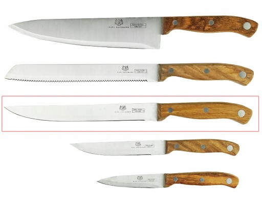 KARL HAUSMANN ÚŽITKOVÝ Nôž 20 cm DREVENÁ RÚČKA