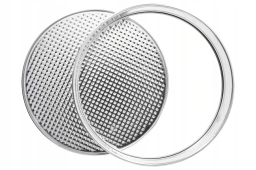 Plech na pečenie CAKE TILE, okrúhla forma, 26 cm, odnímateľné strieborné dno