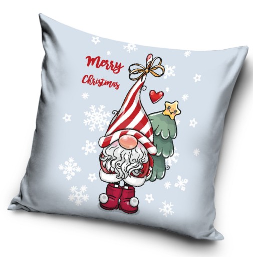 obliečka na vankúšik 40x40 vianočný škriatok XMAS pre deti