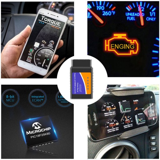 OBD2 DIAGNOSTICKÉ ROZHRANIE ELM 327 PROFESIONÁLNY TESTER BLUETOOTH