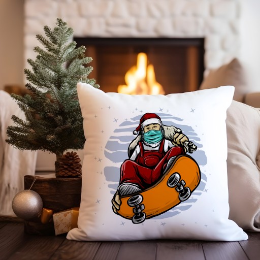 DEKORATÍVNY OBJAL NA VANKÚŠ 40x40 VIANOČNÝ S POTLAČ