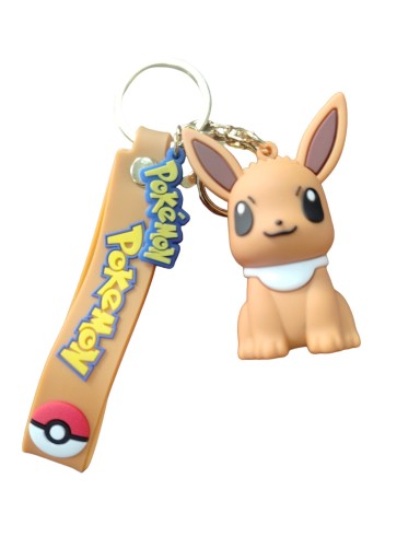 Keychain Keyring Prívesok pre Eevee Backpack Keys darček Pokémon Baby