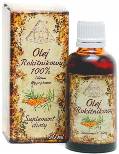 Rakytníkový olej, 100% prírodný, 50 ml, vredy