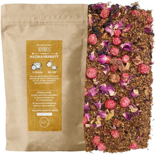 ČERVENÝ DRAK rooibos čaj 50g jahoda