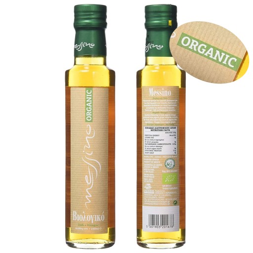 Bio vínny ocot Messino, bio ocot, BIO certifikát, 250 ml