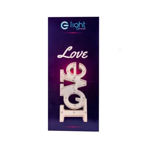 LOVE EKD3935 Milagro LED plastová stolná lampa