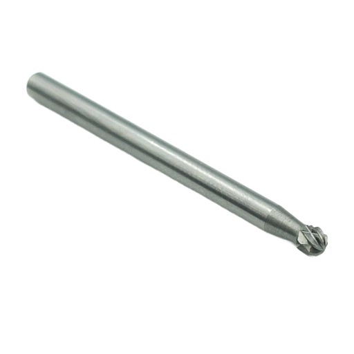 VHM fréza Dvojčinný rotačný pilník, gulička D3 x 38 x 3D mm - 60 HRC