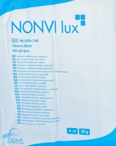OBRYS - NONVI lux - 10 x 20cm 100 ks - 4w nesteril