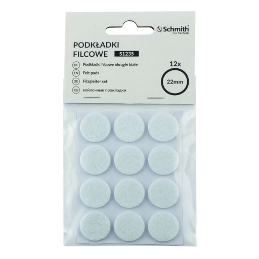 PLSTENÉ PODLOŽKY NA NÁBYTOK, 12 okrúhlych