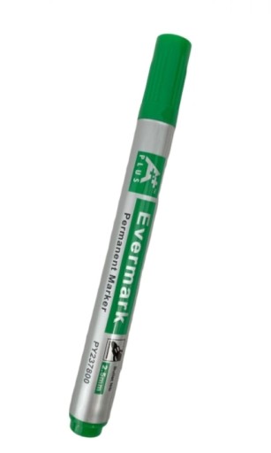 Permanentný popisovač Evermark zelený, 1 kus