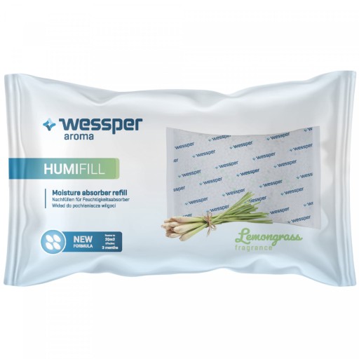 Náplň do absorbéra vlhkosti s vôňou citrónovej trávy 250g - Wessper