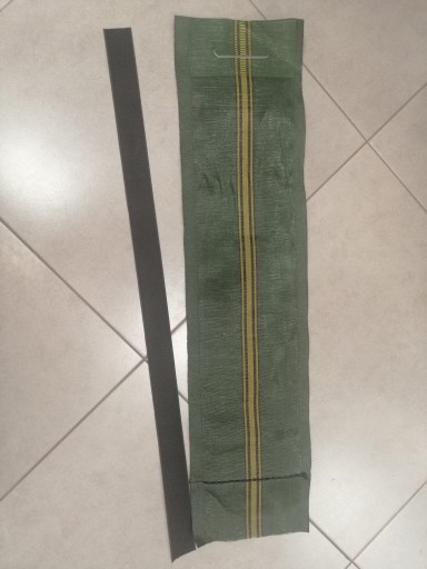 Páska na suchý zips 1 m + taška na závažie 1 ks.