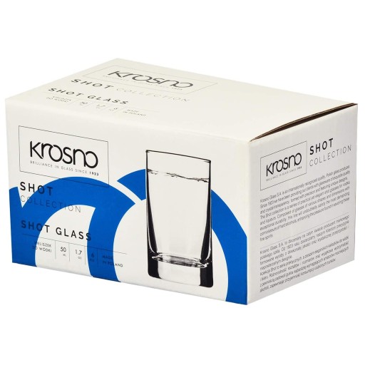 Panák KROSNO vodka a panáky, 6 ks, 50 ml