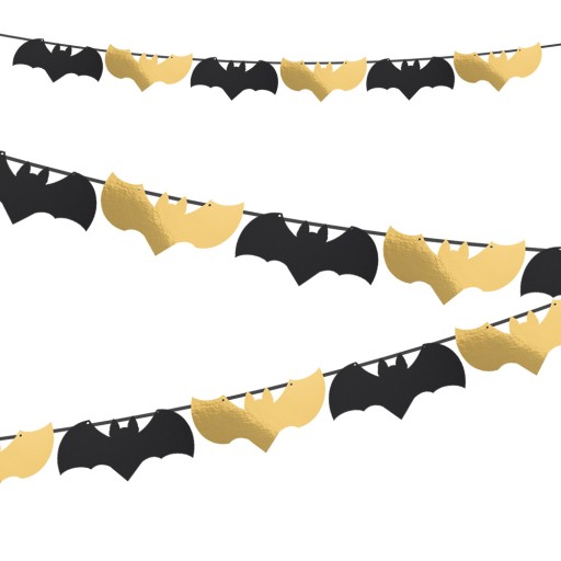Banner Halloween Dekorácia Girlanda s netopiermi