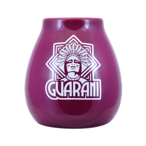 Keramická fialová tekvica s logom Guarani 350 ml