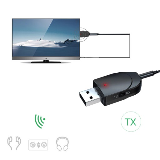 BLUETOOTH VYSIELAČ 5 ADAPTÉR PRIJÍMAČ VYSIELAČ