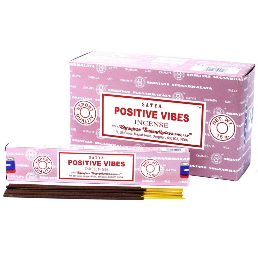 Vonné tyčinky SATYA vonné tyčinky - POZITÍVNE VIBRÁCIE 15g