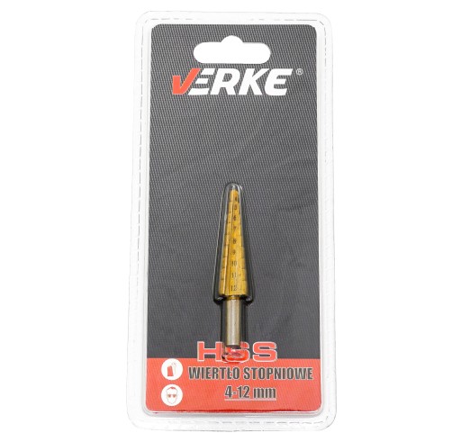 VIANOČNÝ STROMČEK KROK ŠPIRÁLOVÁ KUŽELOVÁ VŔTAČKA DO KOVU 4-12mm HSS TYTAN!
