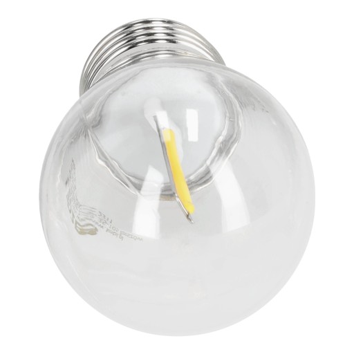 LED žiarovka ST45 1W E27 TEPLÁ farba 2700K 50lm