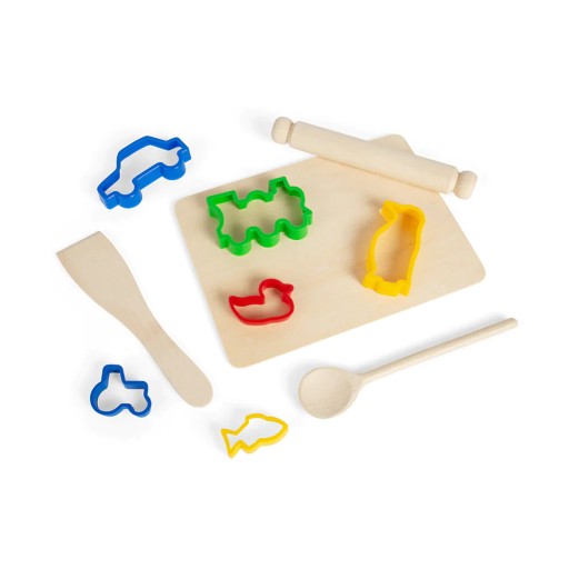 Bigjigs Toys: Malá drevená doska na krájanie Pa