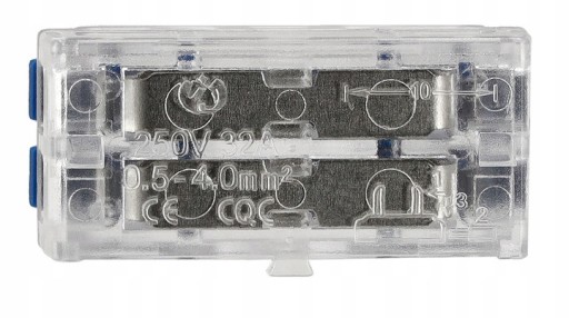 Rýchloupínací konektor, priechodný, 2-stopový konektor pre Mono COB SMD LED pásy