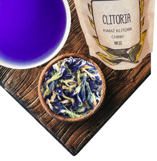 CLITORIA TERNATEŃSKA motýľ hrachový čaj Modrý