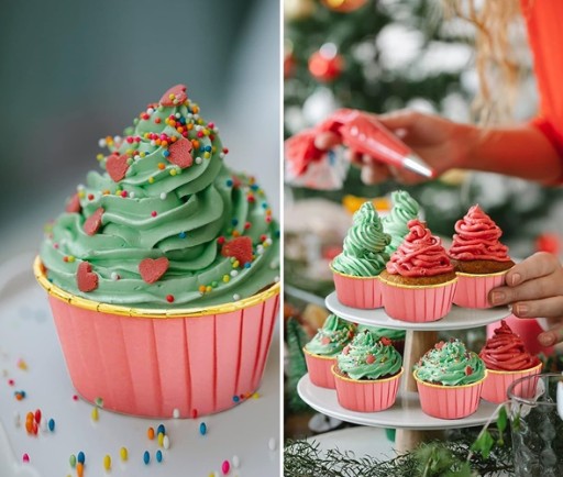 MUFFIN LINERS formičky na košíčky DECORATIONS narodeninové RUŽOVÉ 20 ks