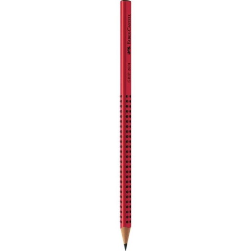 FABER-CASTELL Ceruzka s úchopom 2001 B červená