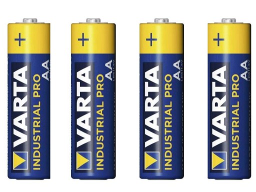 4x AA BATÉRIA LR06 VARTA Industrial Pro Set