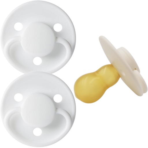 Okrúhly latexový cumlík, 2 balenie, 6m+
